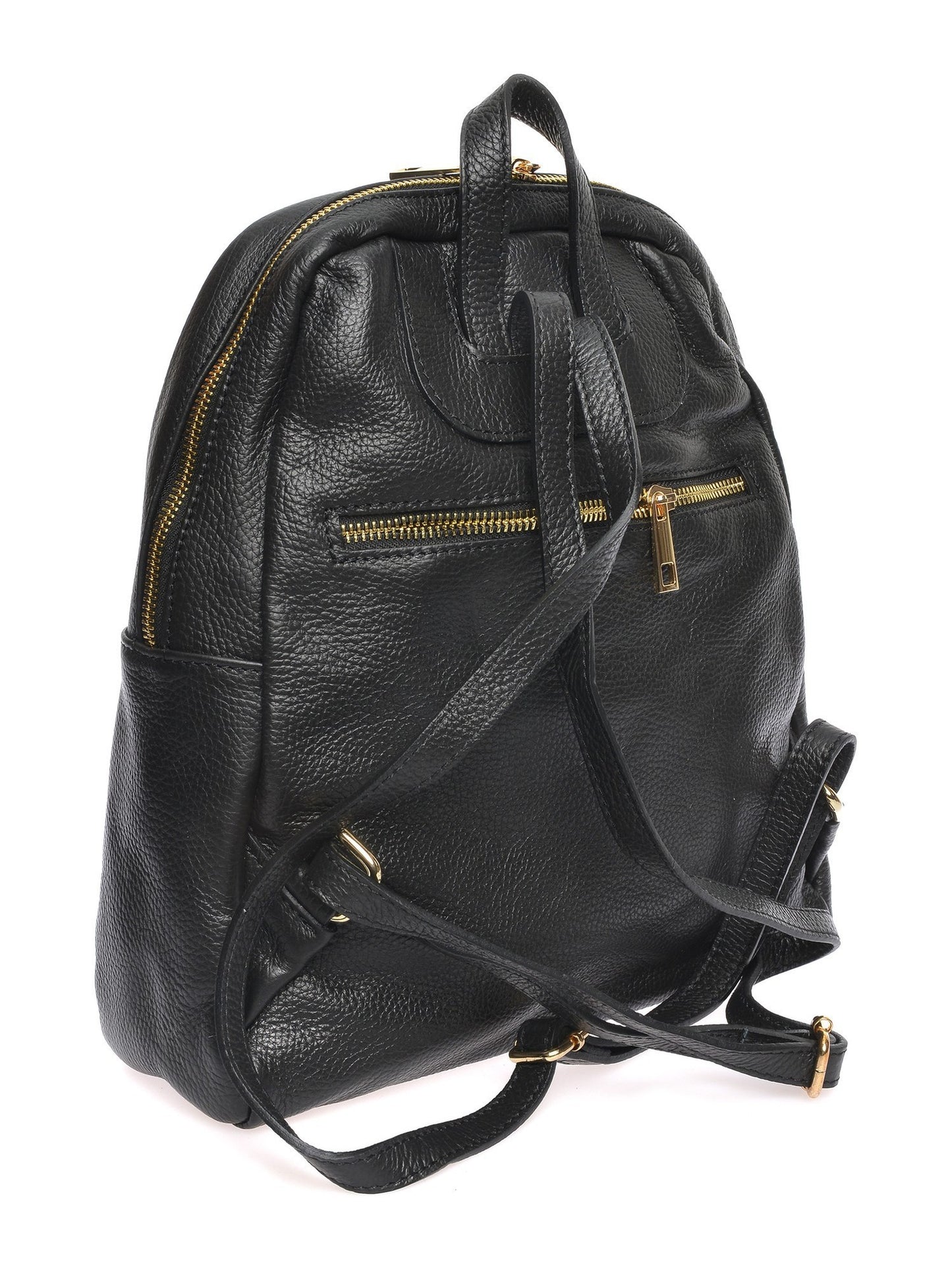 Roberta M Backpack RM 1952T – Rucksack aus echtem Leder, Hergestellt in Italien