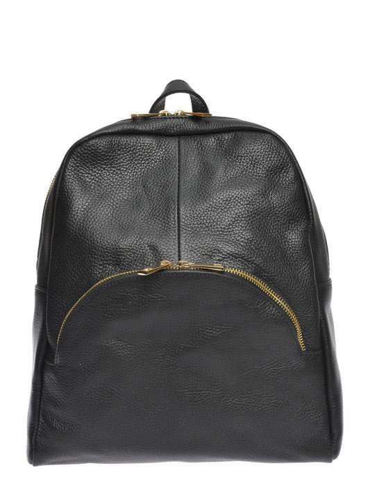 Roberta M Backpack RM 1952T – Rucksack aus echtem Leder, Hergestellt in Italien