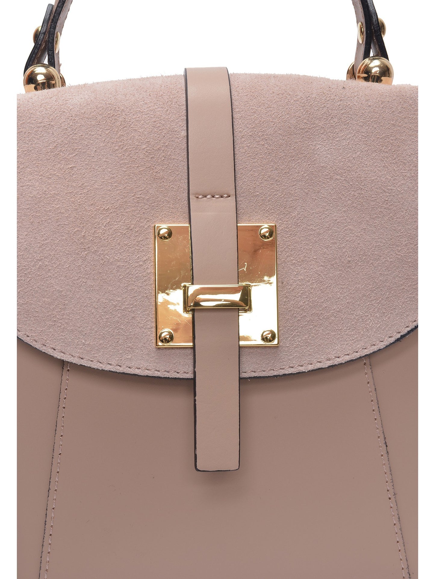 Roberta M Backpack RM 3162 – Rucksack aus echtem Leder, Hergestellt in Italien