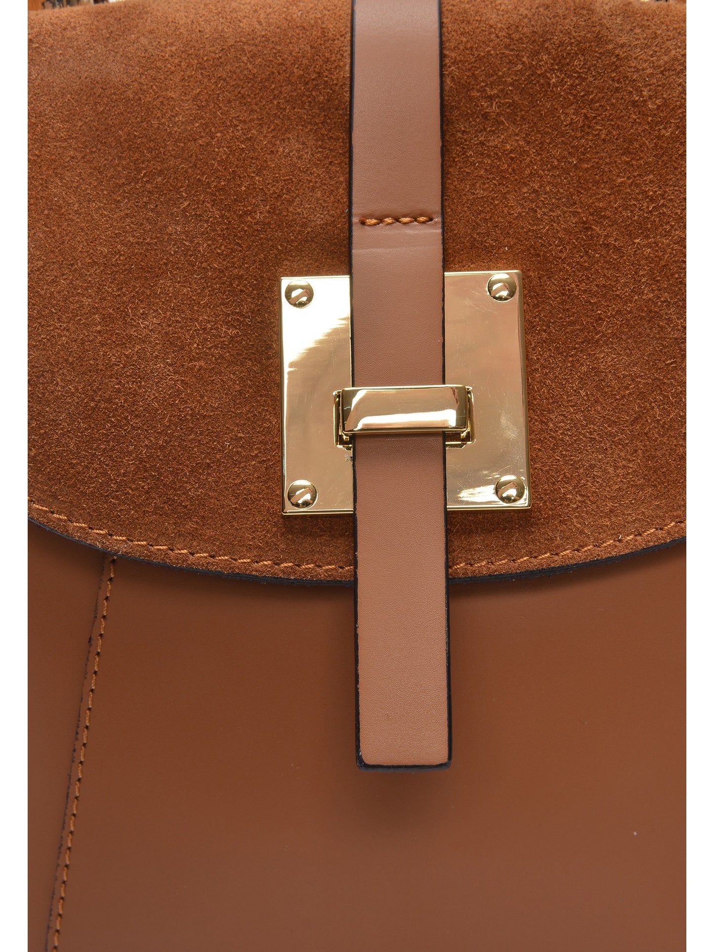 Roberta M Backpack RM 3162 – Rucksack aus echtem Leder, Hergestellt in Italien