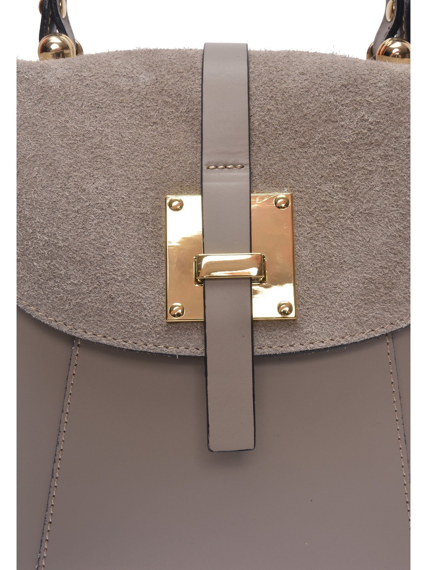 Roberta M Backpack RM 3162 – Rucksack aus echtem Leder, Hergestellt in Italien