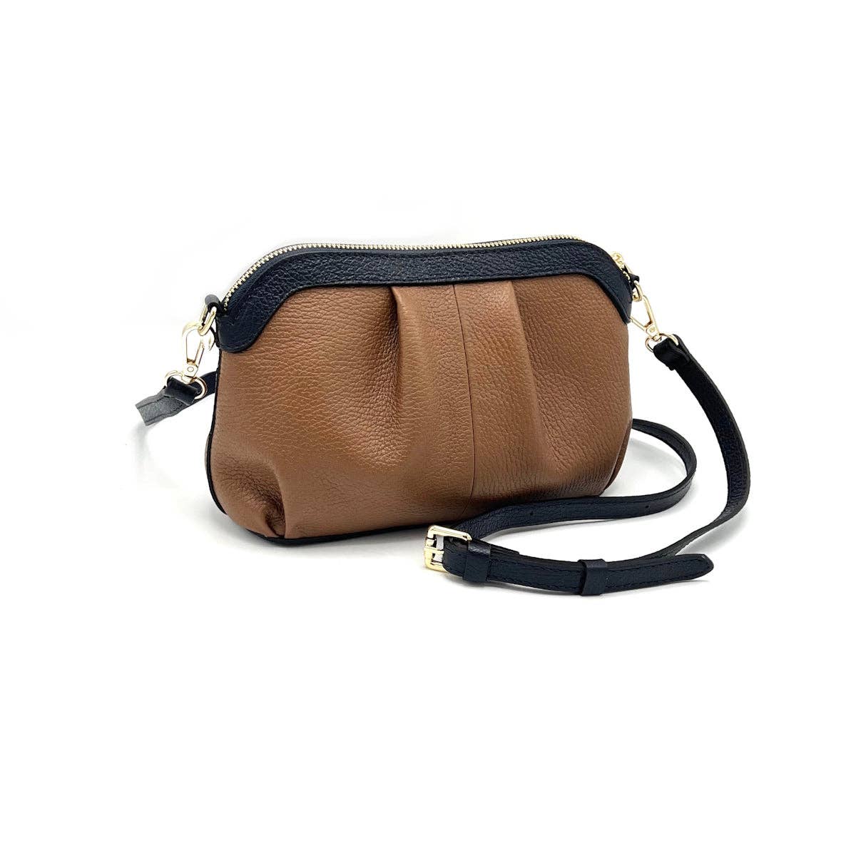 Echtes Leder kleine Kettentasche, Hergestellt in Italien, Art. 112616