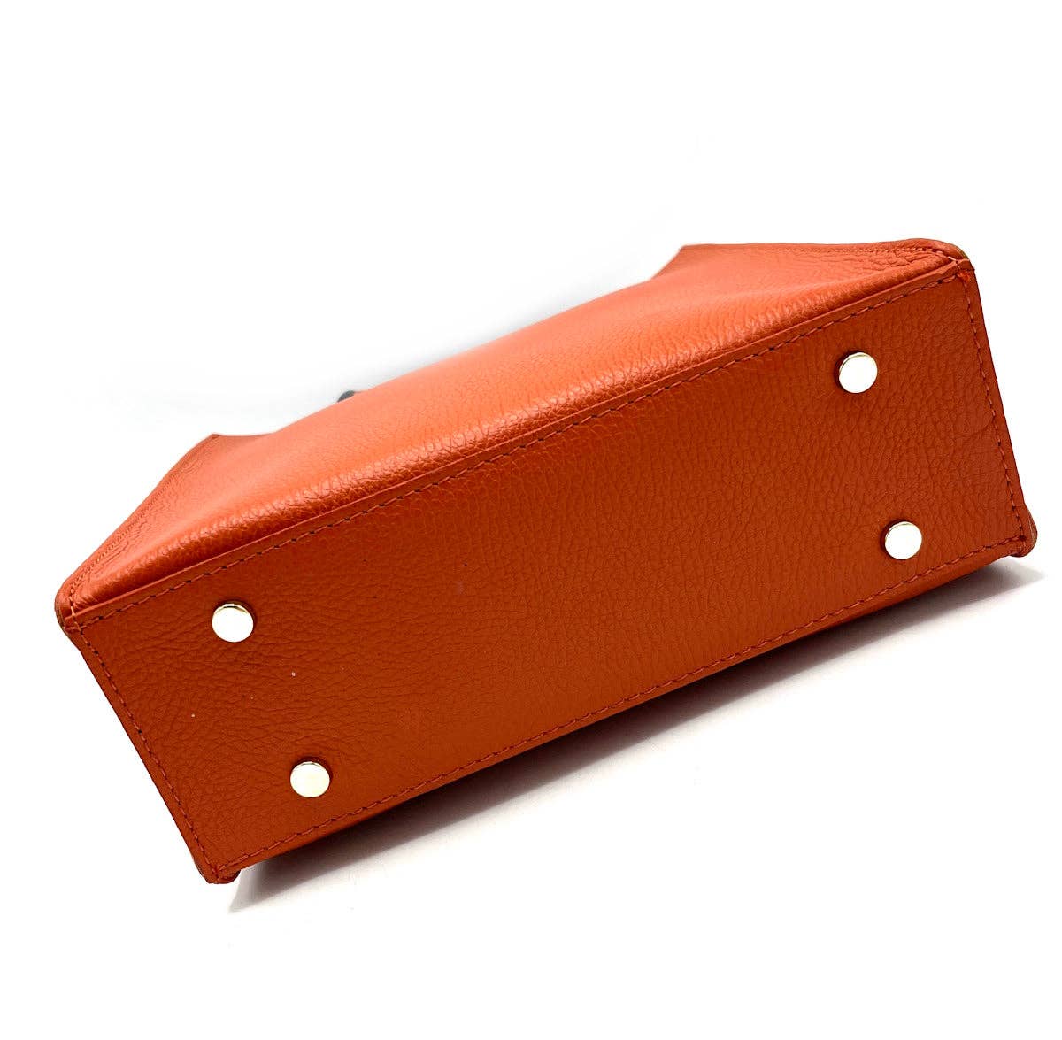 Ledertasche Damen mit Schulterriemen Made in Italy – Art. 112445 | Orange