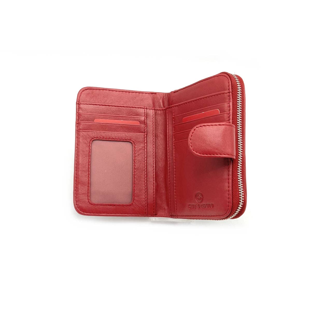 Damen-Geldbörse aus echtem Leder im Patchwork-Design, Art. 836.500