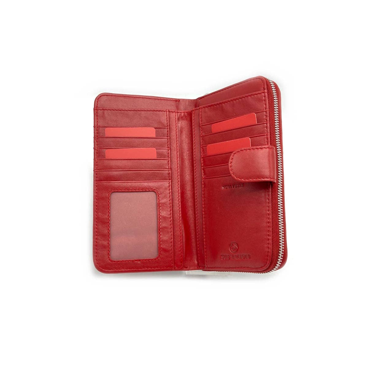 Damen-Geldbörse aus echtem Leder im Patchwork-Design, Art. 850.500