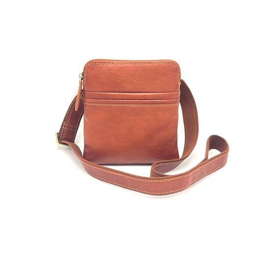 Schultertasche aus echtem Leder für Herren,  Art. VE4806