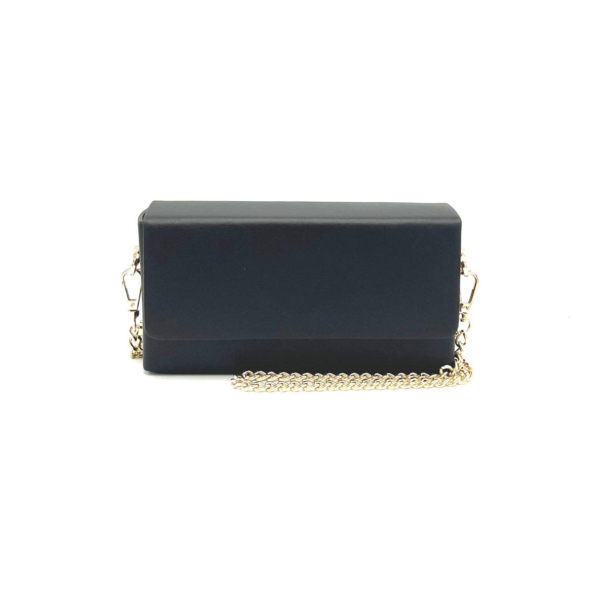 Mini-Clutch aus echtem Leder mit Kette, Hergestellt in Italien, Art. 112590